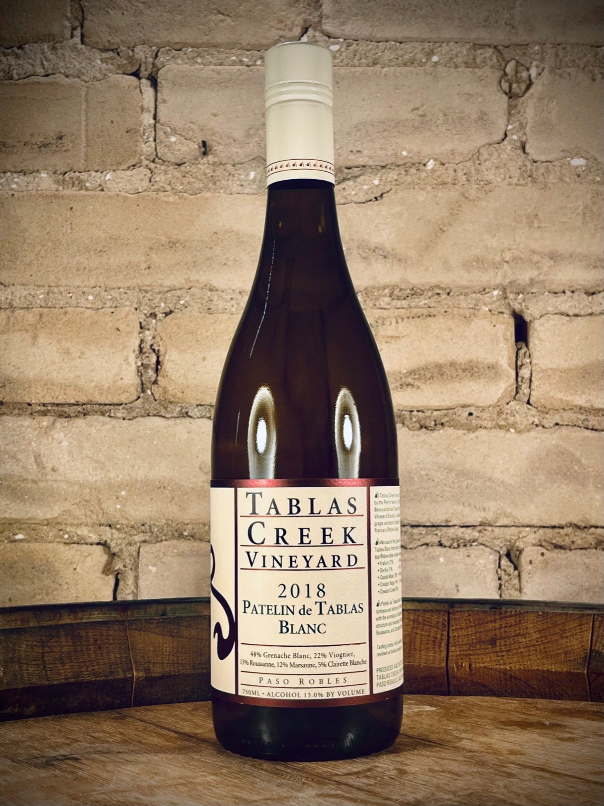 TABLAS CREEK "Patelin de Tablas Blanc" 2020 St Vincent Wine